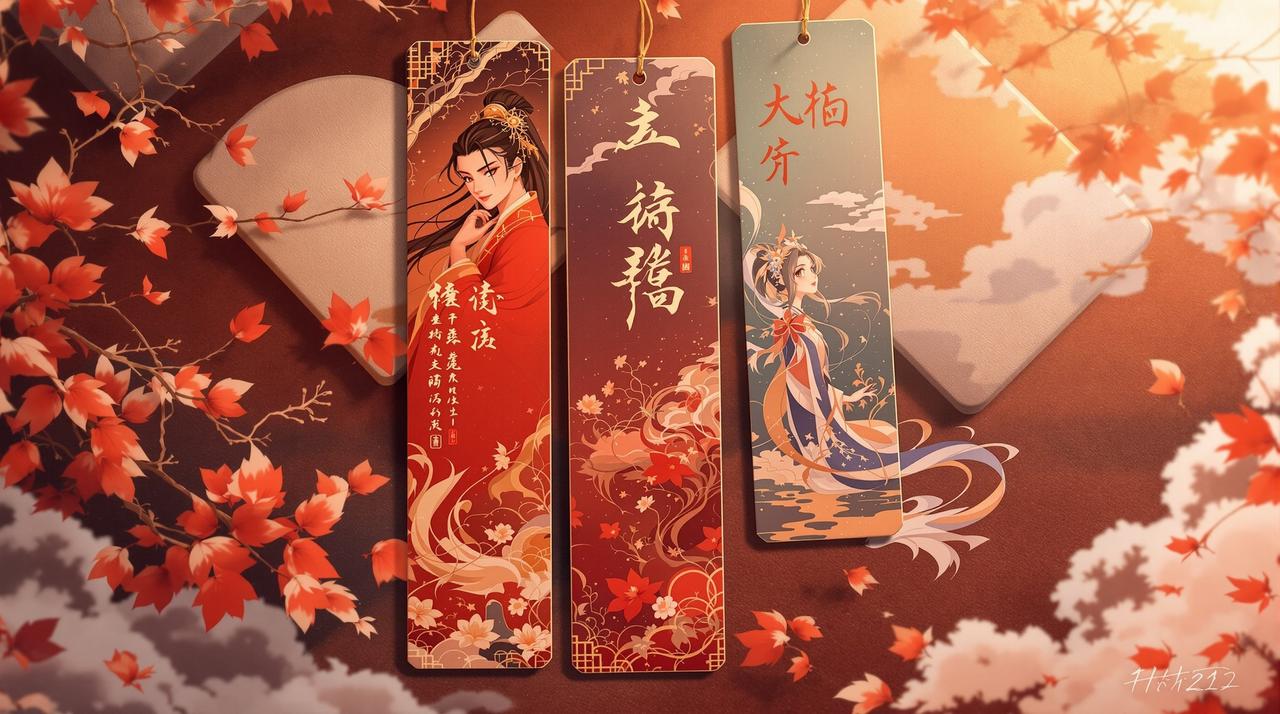 妖精漫画网番友圈：【同人】给《青云志》画了一套书签，分享给大家